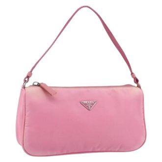 Prada Pre-owned Shoulder Bags, female, Pink, Size: ONE SIZE Pre-owned Accessory Pouch