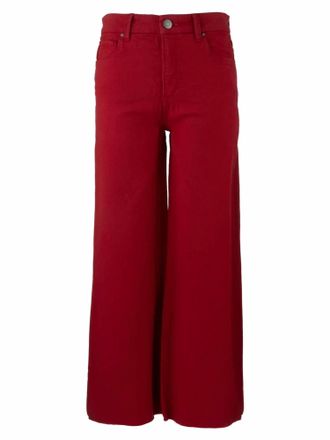 Kut from the Kloth Womens Meg Stretch Wide Leg Pant In Red