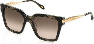Just Cavalli SJC201 0AT6 Womens Sunglasses Brown Size 54