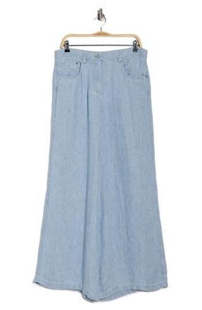 TWP Tiny Dancer Hemp Wide Leg Pants in Light Indigo at Nordstrom Rack, Size Xx-Large