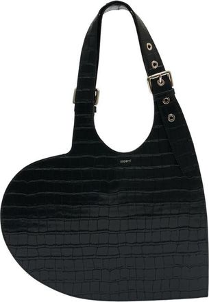 Coperni Croco Belt Heart Shoulder Bag