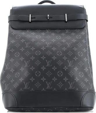 Louis Vuitton Steamer Monogram Eclipse Canvas backpack - Zwart