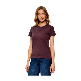 Pinko Pinko, Tops, Dames, Bruin, S, Katoen, Bussolotto T-Shirt