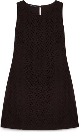 Fiorella Rubino Glam Kokertjesjurk - Dames - Korte kleedjes - Bruin - XL - Katoen - Kleedjes