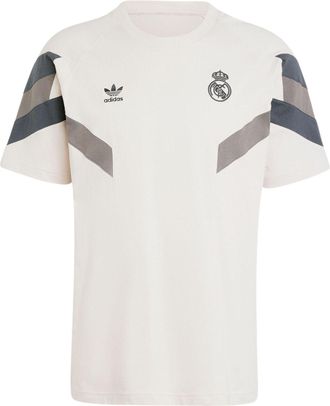 adidas Real Madrid Originals T-shirt Asia Sizing Dark Grey Mauve IM7467