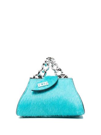 GCDS Borsa Comma Mineral Baby - Blu