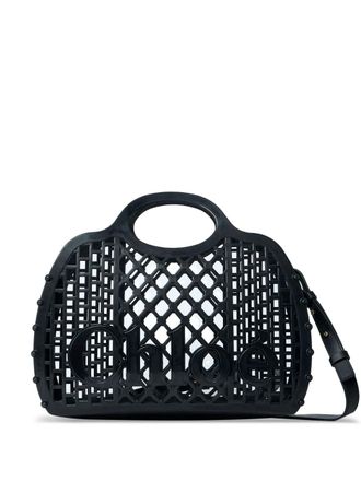 Chloé Cage logo-detail tote bag - Black