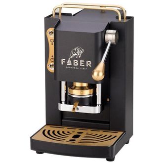 Faber Italia Mini Deluxe Macchina Caff&egrave; Cialde Automatica/Manuale 1,3L 15bar Nero - Faber