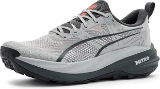Puma Voyage Nitro 4 Trail Running Shoes Mens Running Shoes Grey Echo/Red Glamour : 10.5 D - Medium, Textile