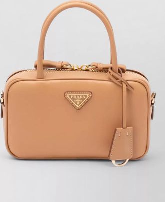 Prada leather top handle bag shoulder strap
