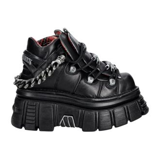 New Rock Met 012C Bot&iacute;n - Shoes - Mujer - Negro - 38 EU