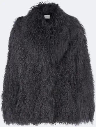 Yves Salomon Chaqueta oversized de borrego