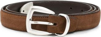 Eraldo Suede Buckle-fastening Belt