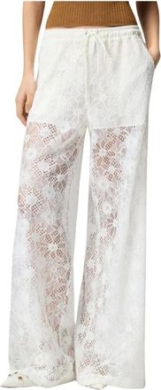 Pinko Mujer, Pantalones, Blanco, Talla: M
