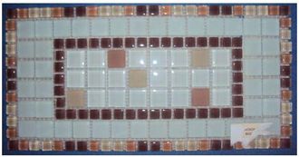 Self Self - rosone in vetro murano polar bge 20X40 rivestimento bagno cucina