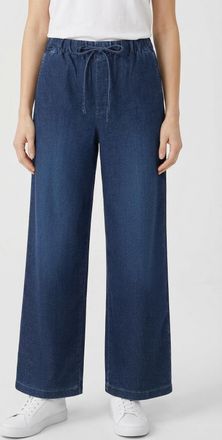 MAC Broeken Weite Jeans MAC WIDE EASY, Damen, Gr. 34, L&auml;nge 32, schwarz cobalt blau used, Denim/Jeans, Obermaterial: 68% Baumwolle, 28% Polyester, 4% Elasthan, un