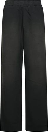 Golden Goose Fleece Trainingsbroeken - Dames - Wijde Broeken - Zwart - L - Broeken