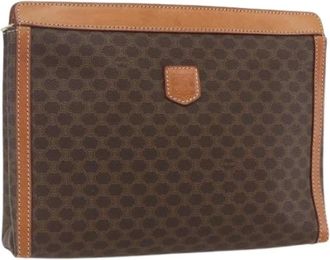 Celine Pre-owned Clutches, female, Brown, Size: ONE SIZE Pre-owned Vintage Plastic Clutch