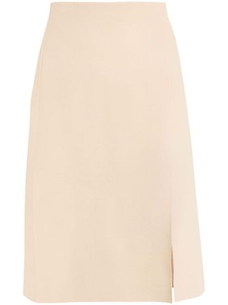 Stella McCartney Rok met split - Beige