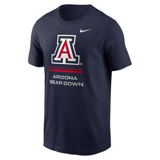 Nike Arizona Sideline Nike Mens Dri-FIT College T-Shirt in Blue | 02ET41SUAN-ZK0