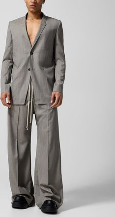 Rick Owens Mens Pure wool wide-leg pant