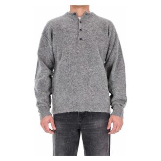 Haikure Round-neck Knitwear, male, Gray, M, Maglia serafino