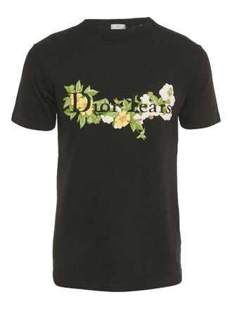 Dior embroidered cotton T-shirt - Black