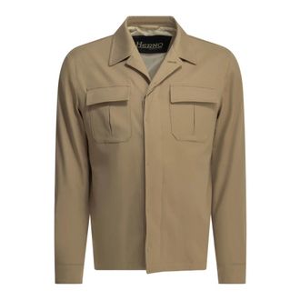 Herno Camisa casual - Shirts - Hombre - Beige - L