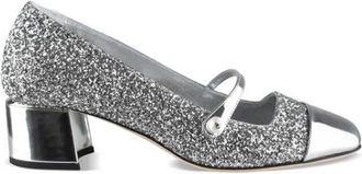 Jimmy Choo London Elisa 45 Pumps - Dames - Pumps - Grijs - 35 EU - Leer - Schoenen