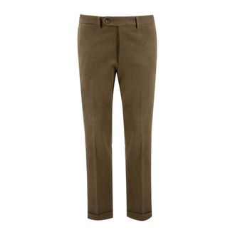 Berwick 1707 Straight Trousers, male, Green, Size: 3XL Straight Trousers