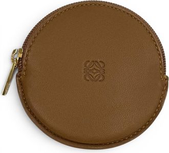 Loewe Brown Leather Coin Purse/Coin Case (Pre-Owned)