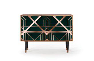 StoryZ Aparador verde 2 cajones y 2 puertas L 115 cm