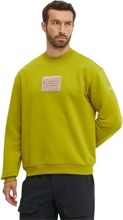 Columbia Wallowa Fleece Crewneck Sweatshirt - Heren - Sportshirts - Groen - S - Fitness