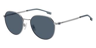 BOSS Boss 1471/F/SK Asian Fit 6LB/KU Mens Sunglasses Silver Size 57