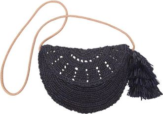 Mar Y Sol Lila Raffia Crossbody