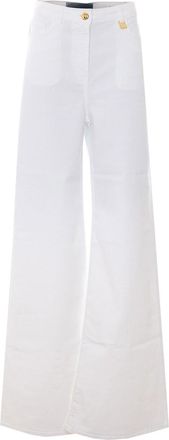 Elisabetta Franchi White Jeans