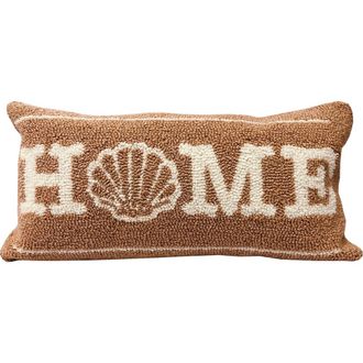 R16 Home Home Shell Throw PIllow in Tan White at Nordstrom Rack, Size 12X24