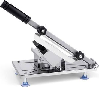Infinite Cortadora De Carne Manual Profesional De Acero Inoxidable Para Alimentos Congelados - Cortadora De 1,45 Kg Para Rollos De Ternera/cordero Y Para Cocin
