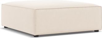 BLOOMINGLOFT Design Sitzpouf Jodie 102 x 80 cm - Samtbezug