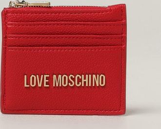 Love Moschino Portacarte di credito Love Moschino in pelle sintetica a grana