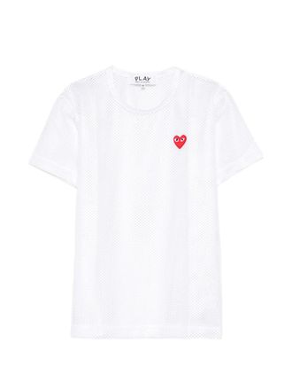 Comme Des Gar&ccedil;ons White Round Neck T-Shirt