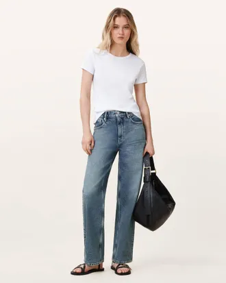 AllSaints Sadie Barrel Leg Denim Jeans