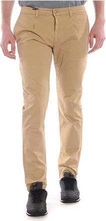 Daniele Alessandrini Jeans - Heren - Chinos - Beige - W31 - Katoen - Broeken