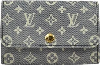 Louis Vuitton Grey Fabric Key Case