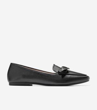 Cole Haan Womens Payson Soft Bow Loafers - Black Size 10.5