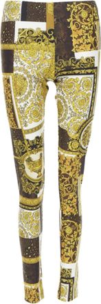 Versace Mosaic Barocco scaled stretchy leggings