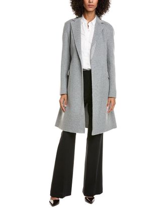 Theory Belted Wool Coat