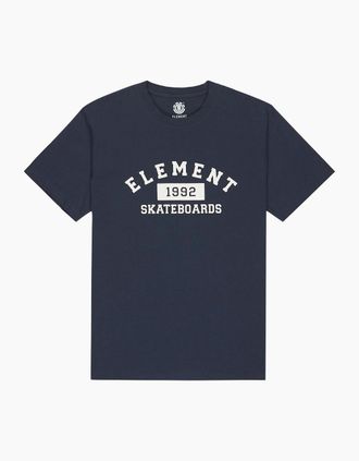 Element Mens Element Mens Home Team Cotton Short Sleeve T-Shirt - Black - Size: 42