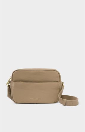 Katie Loxton Nylon-Luxe Crossbody Bag in Taupe at Nordstrom