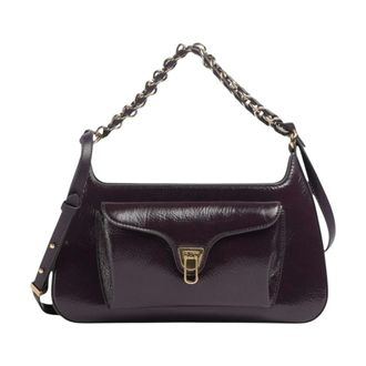 Coccinelle Dames, Tassen, Paars, Maat: ONE Size Leer